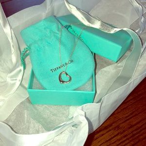 Tiffany’s Open Heart Pendant + Diamond Ring